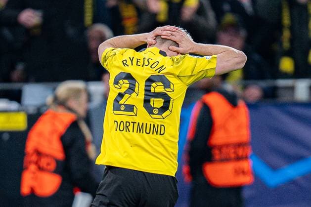 Julian Ryerson Borussia Dortmund, 26 Borussia Dortmund vs Atletico Madrid, Football, UEFA Champions League, Quarterfinal Quarterfinal, 16 04 2024 DFL REGULATIONS PROHIBIT ANY OUSE OF PHOTOGRAPHS AS IMAGE SEQUENCES AND OR QUASI VIDEO Borussia Dortmund vs Atletico Madrid, Football, UEFA Champions League, Quarterfinal Quarterfinal, 16 04 2024 Dortmund Copyright: xEibner-Pressefoto BahhoxKarax EP_BVB