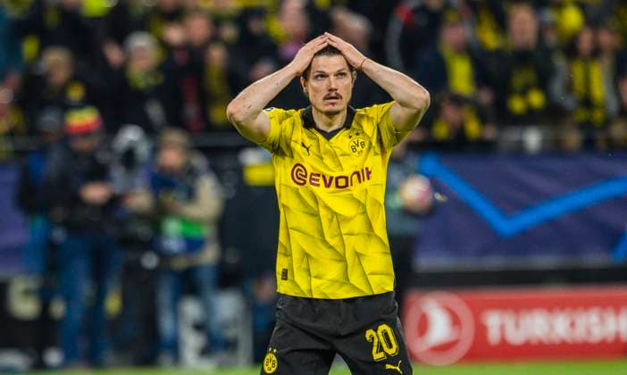 Dortmund Germany 16th Apr 2024 Marcel Sabitzer BVB Borussia Dortmund Atletico Madrid 16 04 2024
