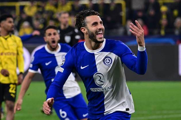 Goal celebration for 2 1 by Mario Hermoso 22 Atletico Madrid , Borussia Dortmund vs Atletico Madrid, Soccer, Champions League, Round of 16, 16 04 2024 Dortmund Nordrhein Westfalen Germany Copyright: xkolbert-press MarcxNiemeyerx