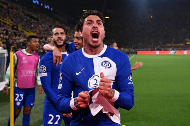 Goal celebration for 2 1 by Mario Hermoso 22 Atletico Madrid , Borussia Dortmund vs Atletico Madrid, Soccer, Champions League, Round of 16, 16 04 2024 Dortmund Nordrhein Westfalen Germany Copyright: xkolbert-press MarcxNiemeyerx