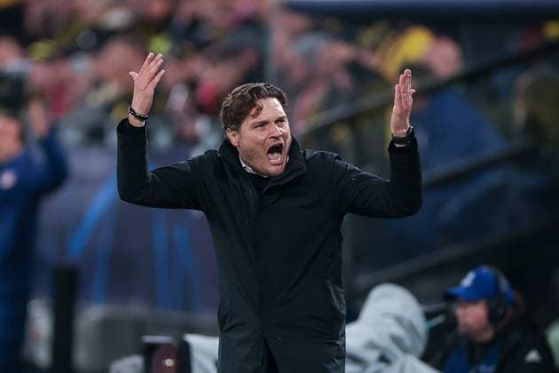 16 04 2024, Football, Season 2023 2024, UEFA Champions League, UCL, Quarter-final, Round 2, Second leg, Borussia Dortmund Atletico Madrid, Coach Edin Terzic Borussia Dortmund cheers on the fans, Dortmund Signal Iduna Park NRW Germany xRHR PHOTO DEx Copyright: DennisxEwert RHR-FOTOx RHR-FOTO DE