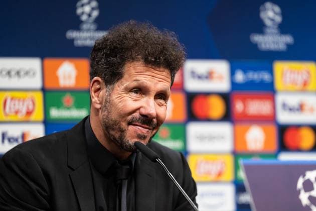 Football, CL, Atletico Madrid, Press conference after the match