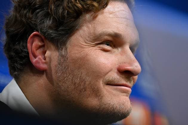 16 04 2024, xjrdrx, Football UEFA Champions League, Borussia Dortmund Atletico Madrid emspor, v l Coach Edin Terzic Borussia Dortmund at the press conference after the match DFL DFB REGULATIONS PROHIBIT ANY USE OF PHOTOGRAPHS as IMAGE SEQUENCES and or QUASI VIDEO Dortmund