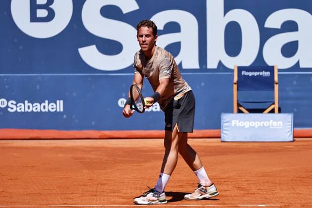 Roberto Carballes Baena (ESP), APRIL16, 2024 - Tennis : Roberto Carballes Baena during singles 1st round match against Hugo Grenier on the Barcelona Open Banc Sabadell tennis tournament at the Real Club de Tenis de Barcelona in Barcelona, Spain. Noxthirdxpartyxsales  (250406630)