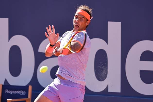 Rafael Nadal (ESP), APRIL16, 2024 - Tennis : Rafael Nadal during singles 1st round match against Flavio Cobolli on the Barcelona Open Banc Sabadell tennis tournament at the Real Club de Tenis de Barcelona in Barcelona, Spain. Noxthirdxpartyxsales  (250419701)