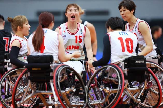 Japan team group, Mannschaftsbild, Totale (JPN), APRIL 17, 2024 - Wheelchair Basketball : 2024 IWBF Women s Repechage Tournament for Paris 2024 Paralympic Games, Preliminary round match between Japan and Canada at Asue Arena Osaka in Osaka, Japan. Noxthirdxpartyxsales  (250420274)