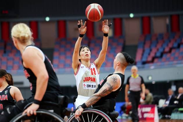 Wheelchair basketball, women, IWBF, Japan - Canada