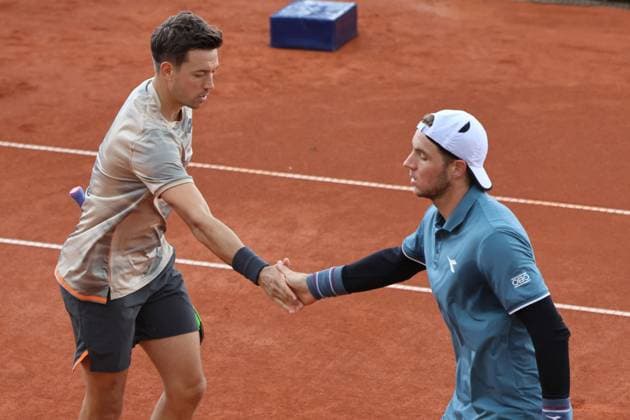 Andreas Mies li and Jan Lennard Struff GER Doubles, Tennis BMW Open 2024 17 04 2004 Munich PHOTO Mladen Lackovic LakoPress