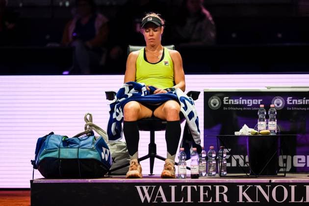 Laura Siegemund GER Marta Kostyuk UKR vs Laura Siegemund GER GER Porsche Tennis Grand Prix GP Stuttgart 2024, Porsche Arena, 17 04 2024 GER Porsche Tennis Grand Prix GP Stuttgart 2024 Porsche Arena, 17 04 2024 Stuttgart Copyright: xEibner-Pressefoto RogerxBuerkex EP