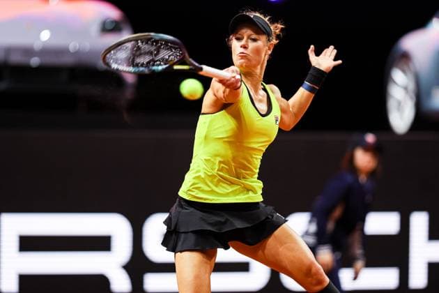 Laura Siegemund GER Marta Kostyuk UKR vs Laura Siegemund GER GER Porsche Tennis Grand Prix GP Stuttgart 2024, Porsche Arena, 17 04 2024 GER Porsche Tennis Grand Prix GP Stuttgart 2024 Porsche Arena, 17 04 2024 Stuttgart Copyright: xEibner-Pressefoto RogerxBuerkex EP