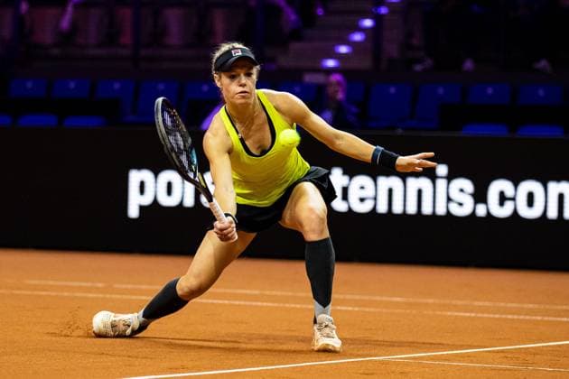 Laura Siegemund GER Marta Kostyuk UKR vs Laura Siegemund GER GER Porsche Tennis Grand Prix GP Stuttgart 2024, Porsche Arena, 17 04 2024 GER Porsche Tennis Grand Prix GP Stuttgart 2024 Porsche Arena, 17 04 2024 Stuttgart Copyright: xEibner-Pressefoto RogerxBuerkex EP