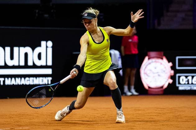 Laura Siegemund GER Marta Kostyuk UKR vs Laura Siegemund GER GER Porsche Tennis Grand Prix GP Stuttgart 2024, Porsche Arena, 17 04 2024 GER Porsche Tennis Grand Prix GP Stuttgart 2024 Porsche Arena, 17 04 2024 Stuttgart Copyright: xEibner-Pressefoto RogerxBuerkex EP