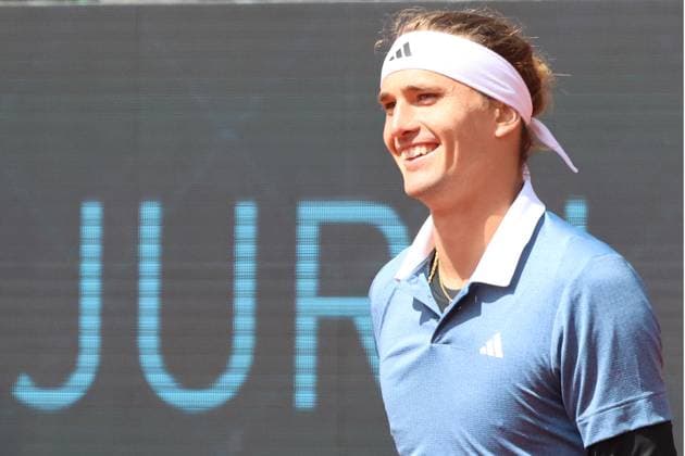 Alexander Zverev GER is in a good mood Tennis BMW Open 2024 17 04 2004 Munich PHOTO Mladen Lackovic LakoPress