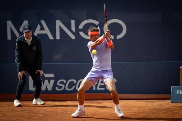 Rafael Nada Spain during a second round ATP 500 Barcelona Open Banc Sabadell 2024 match at Real Club de Tenis de Barcelona, in Barcelona, Spain on April 17, 2024 Photo Felipe Mondino Copyright: x@FELIPExMONDINOx