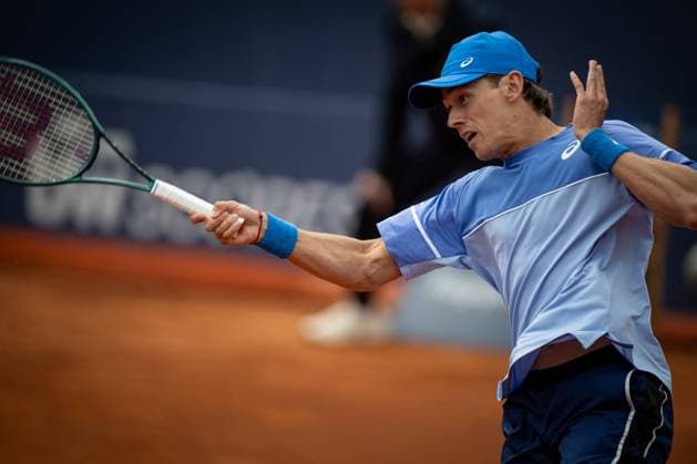 International Tennis match - ATP, Tennis Herren 500 BARCELONA OPEN BANC SABADELL 2024 - ALEX DE MINAUR (AUS) vs RAFAEL NADAL (ESP) Alex De Minaur (Australia) during a second round ATP 500 Barcelona Open Banc Sabadell 2024 match at Real Club de Tenis de Barcelona, in Barcelona, Spain on April 17, 2024. (Photo Felipe Mondino) Barcelona Spain  Copyright: xIPAxSport ABACAx