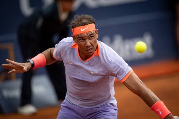 Sport Bilder des Tages International Tennis match - ATP, Tennis Herren 500 BARCELONA OPEN BANC SABADELL 2024 - ALEX DE MINAUR (AUS) vs RAFAEL NADAL (ESP) Rafael Nada (Spain) during a second round ATP 500 Barcelona Open Banc Sabadell 2024 match at Real Club de Tenis de Barcelona, in Barcelona, Spain on April 17, 2024. (Photo Felipe Mondino) Barcelona Spain  Copyright: xIPAxSport ABACAx