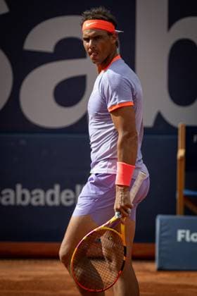 International Tennis match - ATP, Tennis Herren 500 BARCELONA OPEN BANC SABADELL 2024 - ALEX DE MINAUR (AUS) vs RAFAEL NADAL (ESP) during a second round ATP 500 Barcelona Open Banc Sabadell 2024 match at Real Club de Tenis de Barcelona, in Barcelona, Spain on April 17, 2024. (Photo Felipe Mondino) Barcelona Spain  Copyright: xIPAxSport ABACAx
