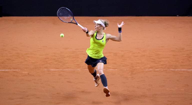 17 04 24 Porsche Tennis Grand Prix Germany, Stuttgart, 17 04 2024, Tennis, Porsche Tennis Grand Prix 2024 Stuttgart Laura Siegemund