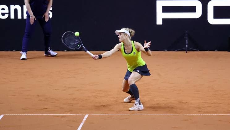 17 04 24 Porsche Tennis Grand Prix Germany, Stuttgart, 17 04 2024, Tennis, Porsche Tennis Grand Prix 2024 Stuttgart Laura Siegemund