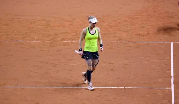 17 04 24 Porsche Tennis Grand Prix Germany, Stuttgart, 17 04 2024, Tennis, Porsche Tennis Grand Prix 2024 Stuttgart Laura Siegemund
