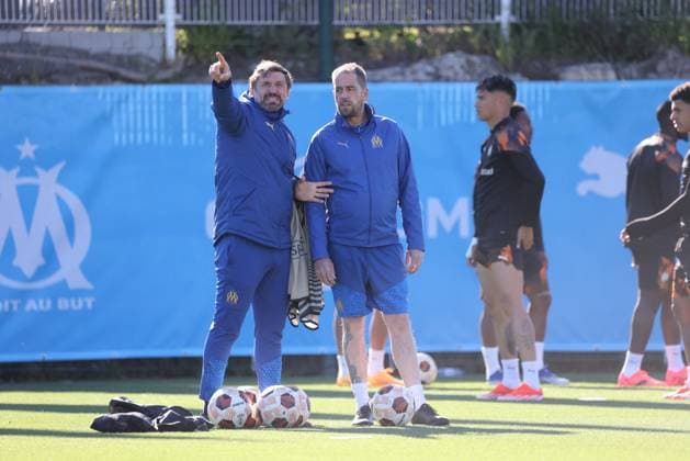 OM PHOTOPQR LA PROVENCE VALLAURI Nicolas ; Marseille ; 17 04 2024 ; Football Quart de finale retour d UEFA Europa League saison 2023 2024 Entrainement de l Olympique de Marseille (OM) au centre RLD à Marseille, à la veille de son match contre SL Benfica Marseille, France, april 17th 2024 Training of Marseille before 1 4 UEFA Europa League saison finale Marseille BdR France  Copyright: xPHOTOPQR LAxPROVENCE MAXPPPxVALLAURIxNicolasx 20240417PVL5596 20240417PVL5596