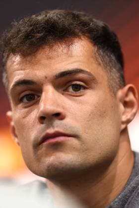 Leverkusen Pressekonferenz 17. April 2024, London EUROPA League Bayer 04 Leverkusen Pressekonferenz Granit Xhaka von Leverkusen Foto Charlotte Wilson Abseits London UK  Copyright: xCharlottexWilsonx xOffsidexOffside