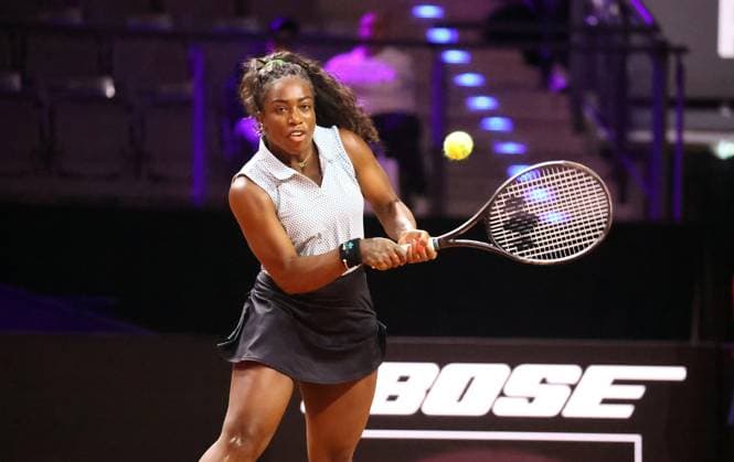 17 04 24 Porsche Tennis Grand Prix Germany, Stuttgart, 17 04 2024, Tennis, Porsche Tennis Grand Prix 2024 Stuttgart Sachia Vickery