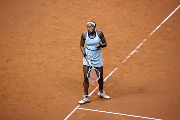 17 04 24 Porsche Tennis Grand Prix Germany, Stuttgart, 17 04 2024, Tennis, Porsche Tennis Grand Prix 2024 Stuttgart Coco Gauff