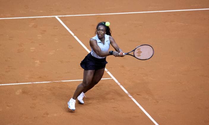 17 04 24 Porsche Tennis Grand Prix Germany, Stuttgart, 17 04 2024, Tennis, Porsche Tennis Grand Prix 2024 Stuttgart Sachia Vickery