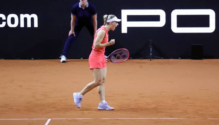 17 04 24 Porsche Tennis Grand Prix Germany, Stuttgart, 17 04 2024, Tennis, Porsche Tennis Grand Prix 2024 Stuttgart Angelique Kerber