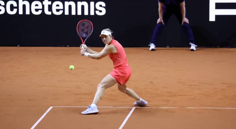17 04 24 Porsche Tennis Grand Prix Germany, Stuttgart, 17 04 2024, Tennis, Porsche Tennis Grand Prix 2024 Stuttgart Angelique Kerber