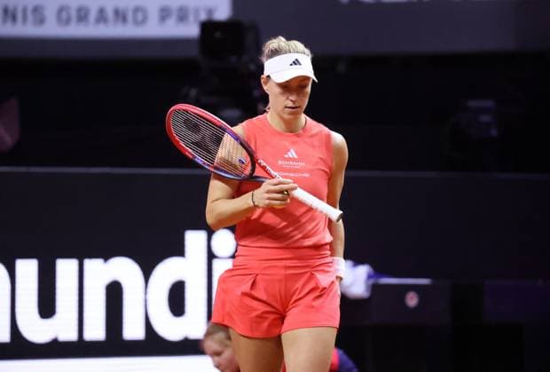 17 04 24 Porsche Tennis Grand Prix Germany, Stuttgart, 17 04 2024, Tennis, Porsche Tennis Grand Prix 2024 Stuttgart Angelique Kerber