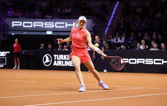 17 04 24 Porsche Tennis Grand Prix Germany, Stuttgart, 17 04 2024, Tennis, Porsche Tennis Grand Prix 2024 Stuttgart Angelique Kerber