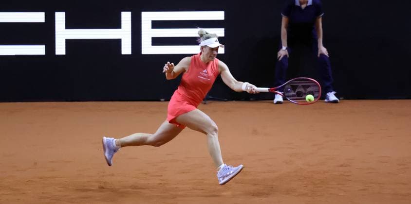 17 04 24 Porsche Tennis Grand Prix Germany, Stuttgart, 17 04 2024, Tennis, Porsche Tennis Grand Prix 2024 Stuttgart Angelique Kerber