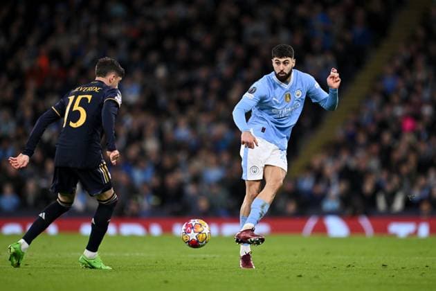 Josko Gvardiol of Manchester City during the UEFA Champions League semi final return leg football match between Manchester City and Real Madrid at the Etihad Stadium in Manchester England (Will Palmer SPP) Copyright: xWillxPalmer SPPx spp-en-WiPa-WP9_8654