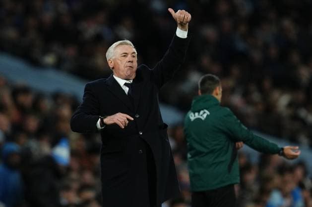ENG: Manchester City v Real Madrid.UEFA Champions League match. Quarter-finals Real Madrid head coach Carlo Ancelotti during the UEFA Champions League match, Quarter-finals, second leg, between Manchester City and Real Madrid played at Ethiad Stadium on April 17, 2024 in Manchester Spain. kpng Copyright: xBaguxBlancox xPRESSINPHOTOx PS_240417_085