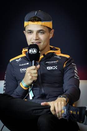 NORRIS Lando (gbr), McLaren F1 Team MCL38, portrait press conference, PK, Pressekonferenz during the Formula 1 Lenovo Chinese Grand Prix 2024, 5th round of the 2024 Formula One World Championship, WM, Weltmeisterschaft from April 19 to 21, 2024 on the Shanghai International Circuit, in Shanghai, China - F1 - CHINESE GRAND PRIX 2024 DPPI Panoramic 01201