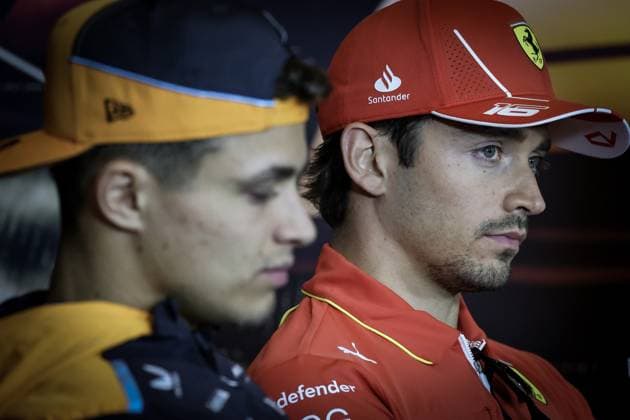LECLERC Charles (mco), Scuderia Ferrari SF-24, portrait during the Formula 1 Lenovo Chinese Grand Prix 2024, 5th round of the 2024 Formula One World Championship, WM, Weltmeisterschaft from April 19 to 21, 2024 on the Shanghai International Circuit, in Shanghai, China - F1 - CHINESE GRAND PRIX 2024 DPPI Panoramic  00706