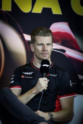HULKENBERG Nico (ger), Haas F1 Team VF-24 Ferrari, portrait press conference, PK, Pressekonferenz during the Formula 1 Lenovo Chinese Grand Prix 2024, 5th round of the 2024 Formula One World Championship, WM, Weltmeisterschaft from April 19 to 21, 2024 on the Shanghai International Circuit, in Shanghai, China - F1 - CHINESE GRAND PRIX 2024 DPPI Panoramic 00500