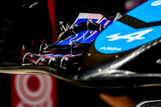 Aileron detail bodywork, carrosserie, during the Formula 1 Lenovo Chinese Grand Prix 2024, 5th round of the 2024 Formula One World Championship, WM, Weltmeisterschaft from April 19 to 21, 2024 on the Shanghai International Circuit, in Shanghai, China - F1 - CHINESE GRAND PRIX 2024 DPPI Panoramic  00141