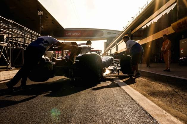 The Visa Cash App RB F1 Team VCARB 01, during the Formula 1 Lenovo Chinese Grand Prix 2024, 5th round of the 2024 Formula One World Championship, WM, Weltmeisterschaft from April 19 to 21, 2024 on the Shanghai International Circuit, in Shanghai, China - F1 - CHINESE GRAND PRIX 2024 DPPI Panoramic  240418_R05_CHINA_DP_FGOO6073.JPG
