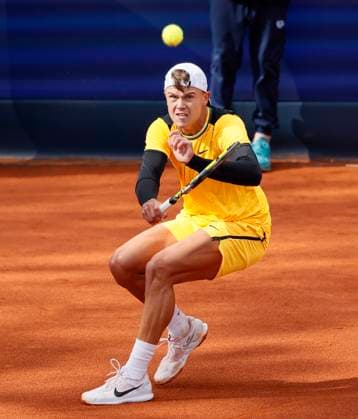 18 04 2024, BMW Open 2024, MTTC Iphitos Munich , Tennis, Sport, in the picture Holger Rune DEN