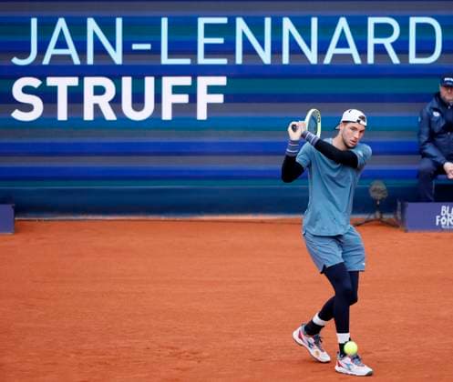 18 04 2024, BMW Open 2024, MTTC Iphitos Munich , Tennis, Sport, in the picture Jan Lennard Struff GER