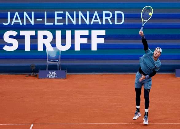 18 04 2024, BMW Open 2024, MTTC Iphitos Munich , Tennis, Sport, in the picture Jan Lennard Struff GER