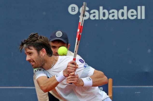 Barcelona Open Banc Sabadell 2024 - Day Four Cameron Norrie is playing against Roberto Bautista Agut in the round of 16 of the Barcelona Open Banc Sabadell, 71st Conde de Godo Trophy, at the Real Club de Tennis Barcelona 1899, in Barcelona, Spain, on April 18, 2024. Barcelona Barcelona Spain  Copyright: xUrbanandsportx originalFilename:urbanandsport-barcelon240418_npCce.jpg