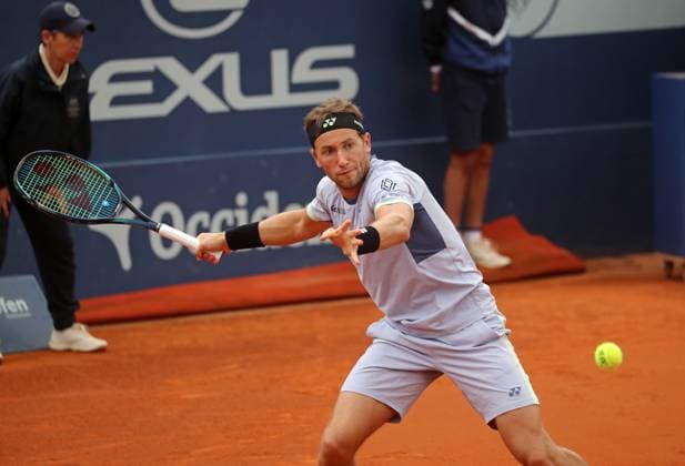 Barcelona Open Banc Sabadell 2024 - Day Four Casper Ruud is playing against Jordan Thompson in the round of 16 of the Barcelona Open Banc Sabadell, 71st Conde de Godo Trophy, at the Real Club de Tennis Barcelona 1899, in Barcelona, Spain, on April 18, 2024. Barcelona Barcelona Spain Copyright: xUrbanandsportx originalFilename:urbanandsport-barcelon240418_npoui