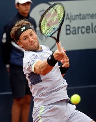 Barcelona Open Banc Sabadell 2024 - Day Four Casper Ruud is playing against Jordan Thompson in the round of 16 of the Barcelona Open Banc Sabadell, 71st Conde de Godo Trophy, at the Real Club de Tennis Barcelona 1899, in Barcelona, Spain, on April 18, 2024. Barcelona Barcelona Spain Copyright: xUrbanandsportx originalFilename:urbanandsport-barcelon240418_npGwb