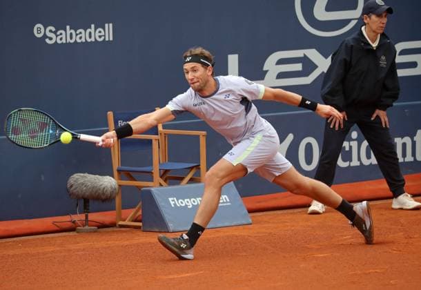 Barcelona Open Banc Sabadell 2024 - Day Four Casper Ruud is playing against Jordan Thompson in the round of 16 of the Barcelona Open Banc Sabadell, 71st Conde de Godo Trophy, at the Real Club de Tennis Barcelona 1899, in Barcelona, Spain, on April 18, 2024. Barcelona Barcelona Spain  Copyright: xUrbanandsportx originalFilename:urbanandsport-barcelon240418_npnL5.jpg