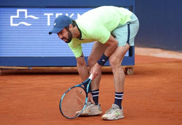 Barcelona Open Banc Sabadell 2024 - Day Four Jordan Thompson is playing against Casper Ruud in the round of 16 of the Barcelona Open Banc Sabadell, 71st Conde de Godo Trophy, at the Real Club de Tennis Barcelona 1899, in Barcelona, Spain, on April 18, 2024. Barcelona Barcelona Spain  Copyright: xUrbanandsportx originalFilename:urbanandsport-barcelon240418_npTY4.jpg