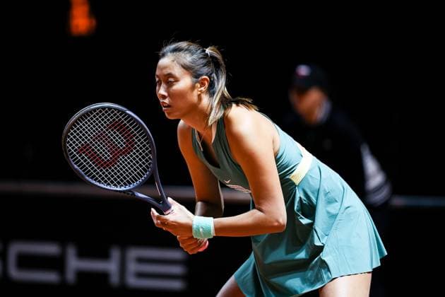 Hao Ching Chan TPE DOUBLE Nastasja Schunk, Ella Seidel GER vs Hao Ching Chan TPE , Veronika Kudermetova RUS GER Porsche Tennis Grand Prix GP Stuttgart 2024, Porsche Arena, 18 04 2024 GER Porsche Tennis Grand Prix GP Stuttgart 2024 Porsche Arena, 18 04 2024 Stuttgart Copyright: xEibner-Pressefoto RogerxBuerkex EP